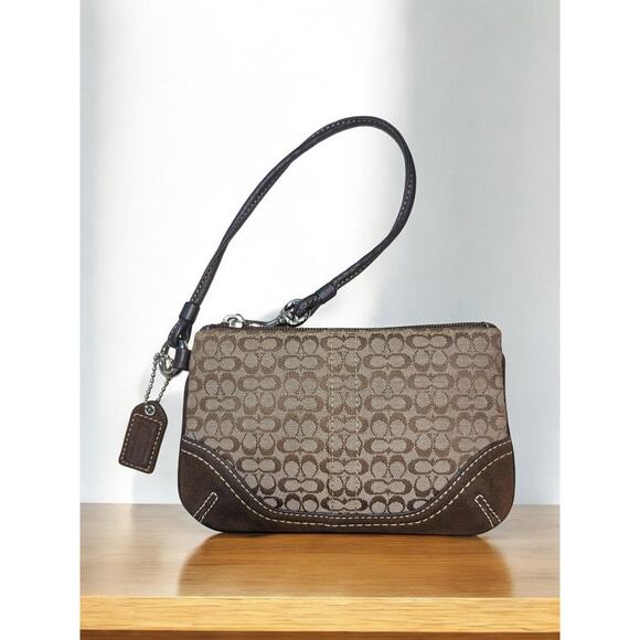 Vintage Coach 1460 Soho Mini Signature Hobo & 6319 Small Wristlet - Picture 7 of 15